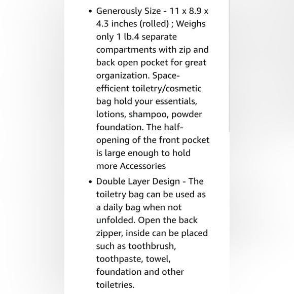 Toiletries / Makeup Travel Case - Picture 8 of 8